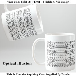 Vad Heck Gömt Message 133BW-Anpassningsbarna? Kaffemugg