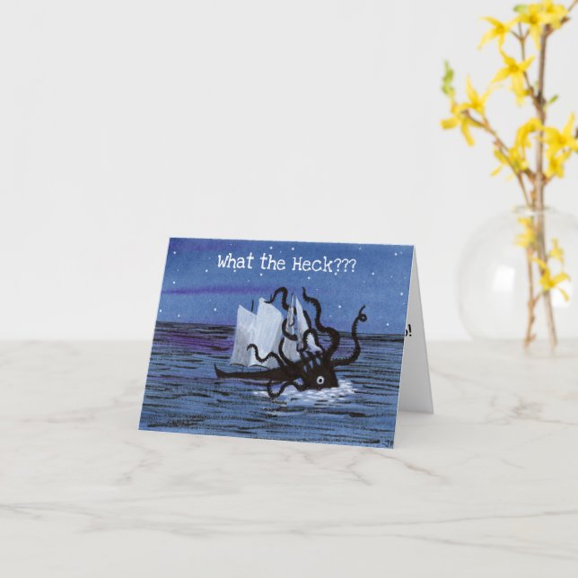 Vad Heck? Kort (Gul blomma)