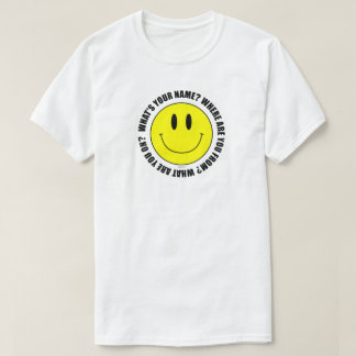 Vad heter du? Smilie T-Shirt SUBTLE EDITION