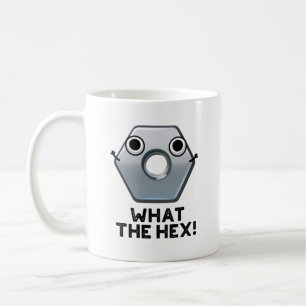Vad Hex Funny Hexagon Shape Pun Kaffemugg