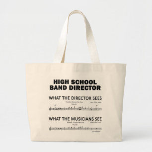 Vad högstadiummusikbandet ser jumbo tygkasse