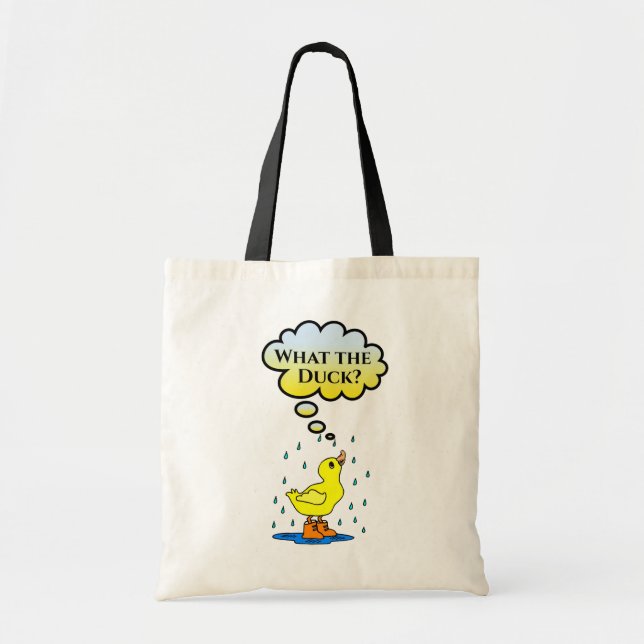 Vad i Anka? Tote Bag Tygkasse (Framsidan)