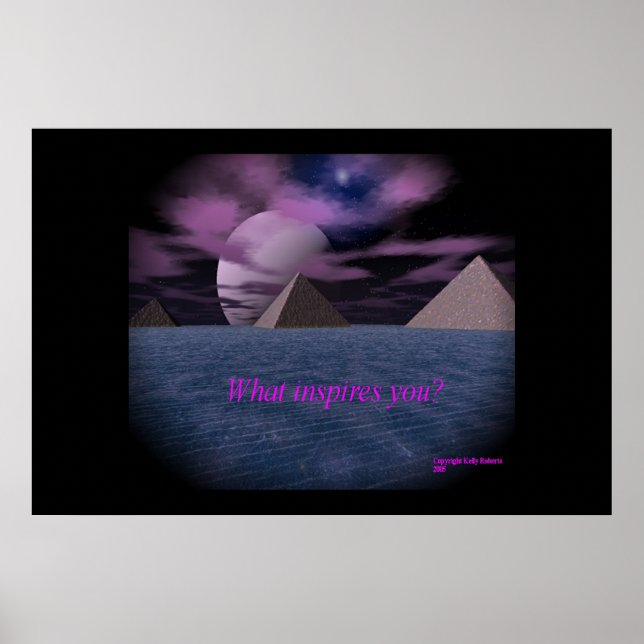 Vad inspirerar dig? poster (Framsidan)