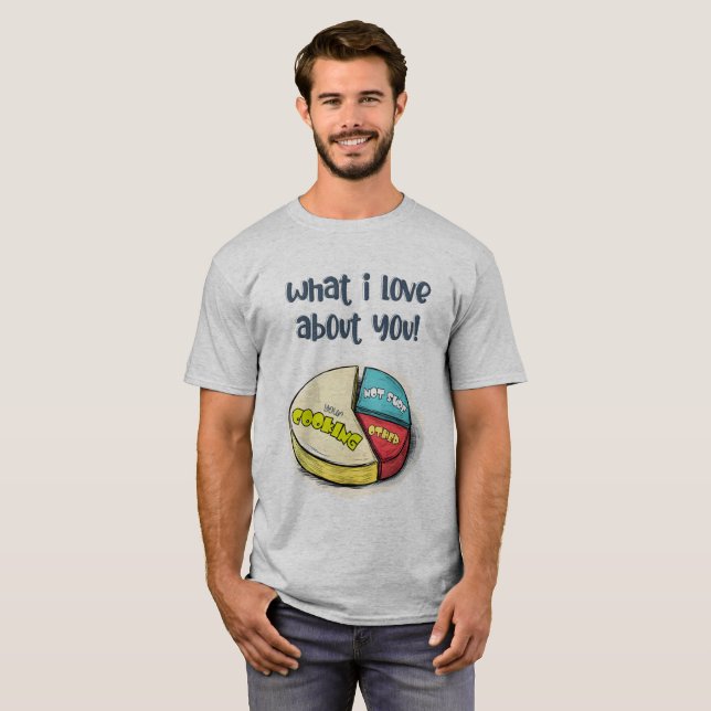 Vad jag Kärlekar om dig? | Kokning först! T Shirt (Hel framsida)