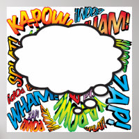 Vad jag tänker Pop Art Serietidning