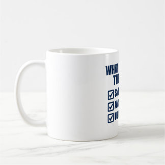 Vad jag tar med till bordet Snacks Ångest Fakta Kaffemugg
