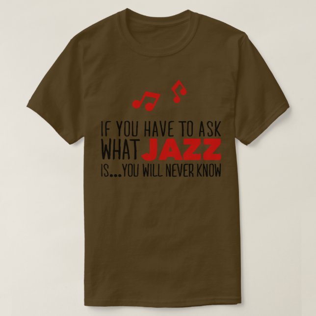 Vad jazz är t shirt (Design framsida)