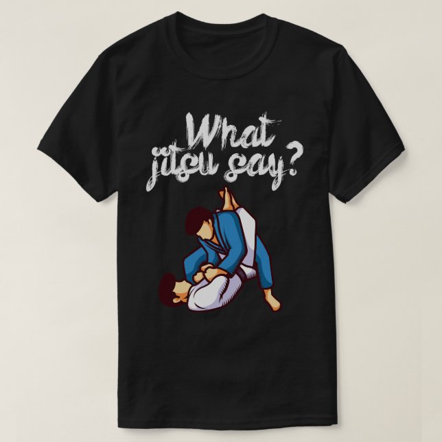 Vad jitsu säger 4 t shirt (Design framsida)