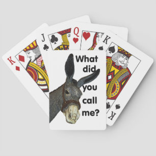 Vad kallade du mig? spel kort