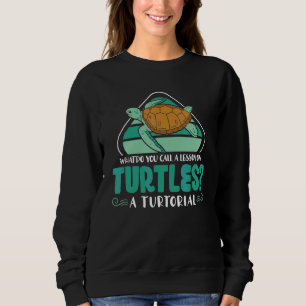 Vad kallar du en lektion på Turtles A Turtorial S? T Shirt