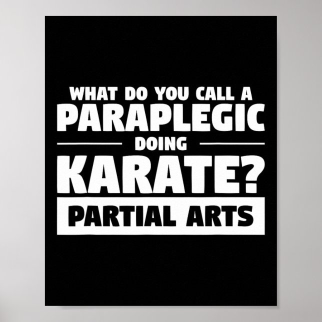 Vad kallar du en paraplegk som gör Karat partiellt Poster (Framsidan)