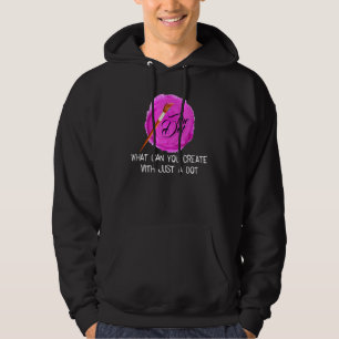 Vad kan du skapa med bara en prick Den prick dagen Hoodie