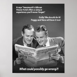 Vad kan gå fel i Insmouth Poster? Poster