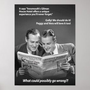 Vad kan gå fel i Insmouth Poster? Poster