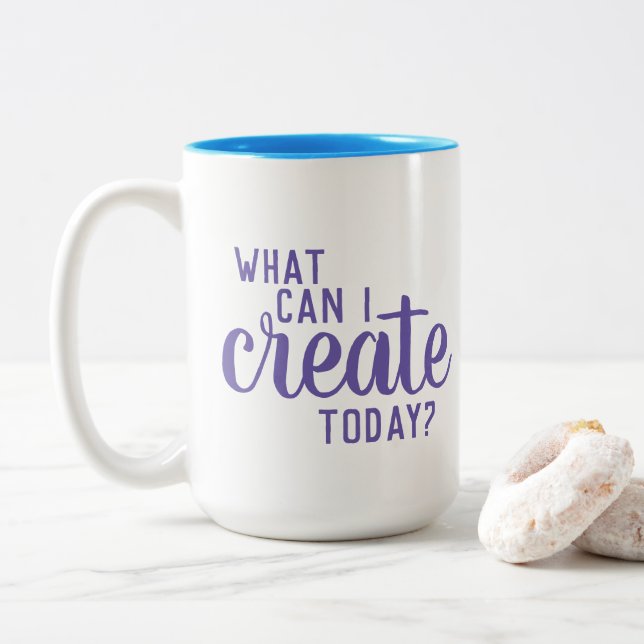 "Vad kan jag Skapa i dag?" Artist Mugg (Med munk)