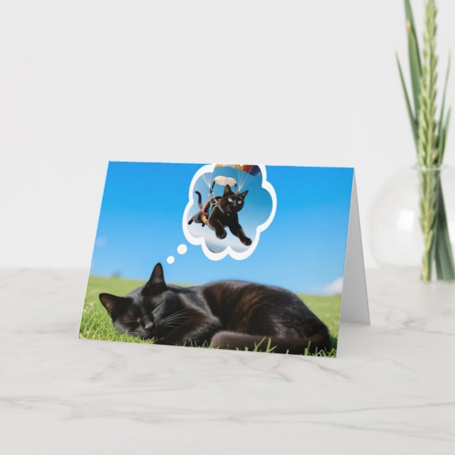 Vad katter drömmer om! Kort (Framsida)