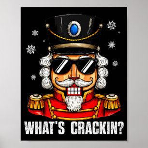Vad knakar roliga nötknäppare Pjs jul Xmas  Poster