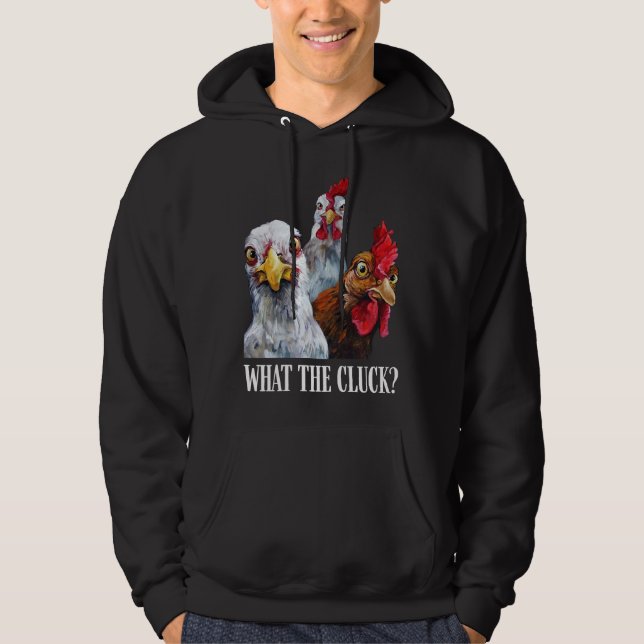 Vad knölet Chicken 126 Hoodie (Framsida)