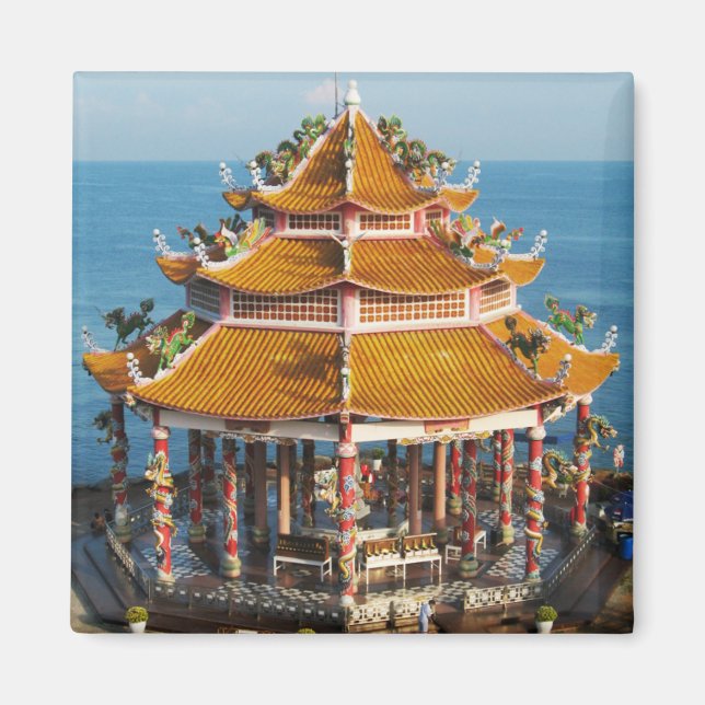 Vad Koh Loi? Sriracha, Chonburi, Thailand Magnet (Framsidan)
