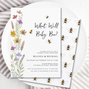 Vad kommer att hända med Genderna Baby Bee? Inbjudningar
