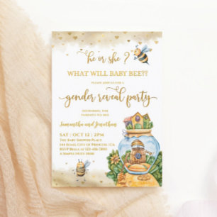 Vad kommer Baby att bli Gender i Party? Inbjudningar