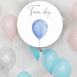 Vad kommer baby att bli lagpojke? runt klistermärke