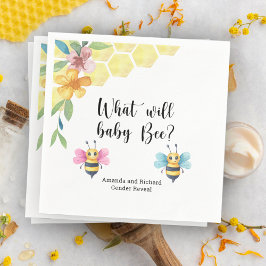 Vad kommer baby att bli? pappersservett