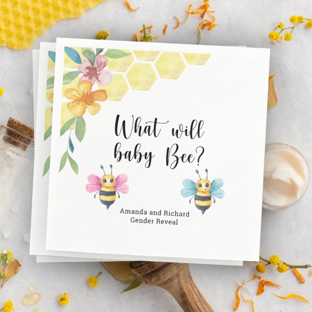 Vad kommer baby att bli? pappersservett (Skapare uppladdad)