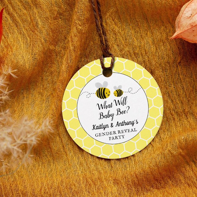 Vad kommer Baby att vara? Gender Reveal Party Gåvor Etiketter (Skapare uppladdad)