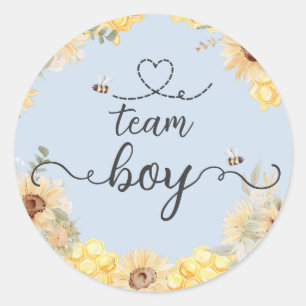 Vad kommer baby att vara Gender Reveal Predential Runt Klistermärke