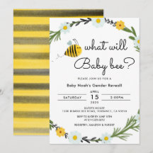 Vad kommer Baby Bee Baby Shower-Gender att visa?