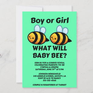 Vad Kommer Baby Bee Kola Upptäck Inbjudningar