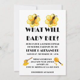 Vad Kommer Baby Bee Köns Avslöjande Inbjudningar