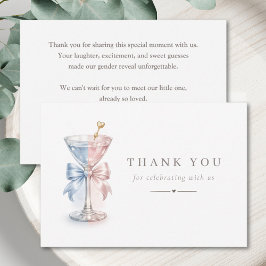 Vad kommer bebisen att bli Modern Tini Könsbestämn Tack Kort