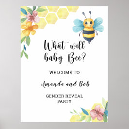 Vad kommer genderna om baby att visa välkommen? poster