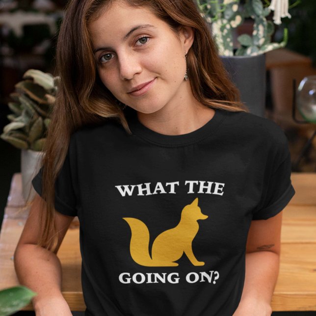 Vad kommer räven på? t shirt (What The Fox Going On? T-Shirt)