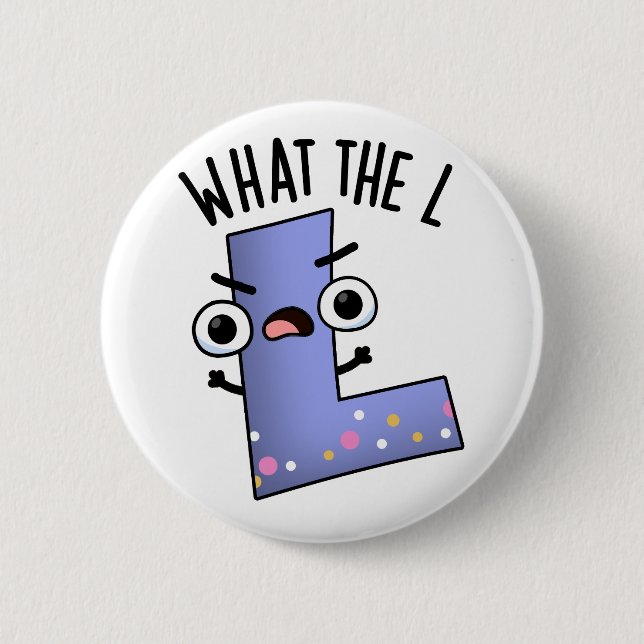 Vad L Funny Brev L Pun Knapp (Framsida)