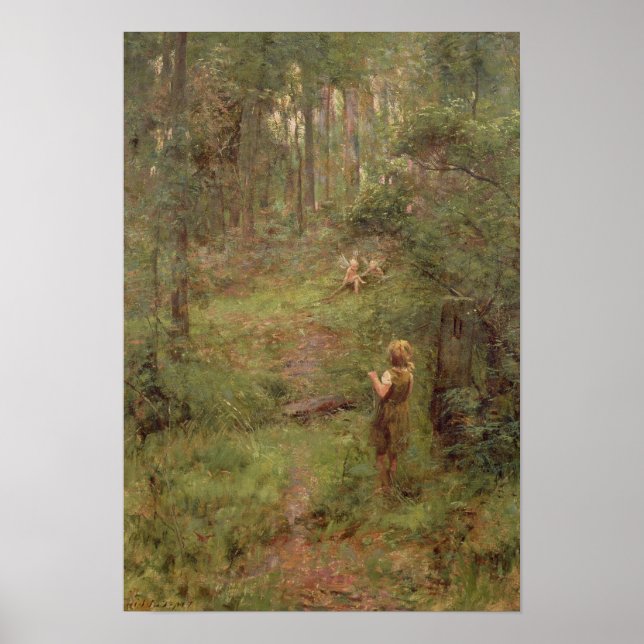 Vad Little Girl såg i Bush 1904 Poster (Framsidan)