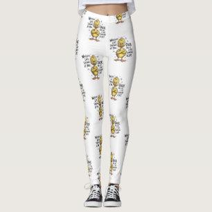 Vad Livet än Kastar På Dig Anka Roligt Citat Leggings