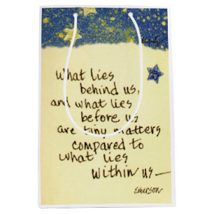 Vad ljuger bakom oss.. Emerson Quote teckning?