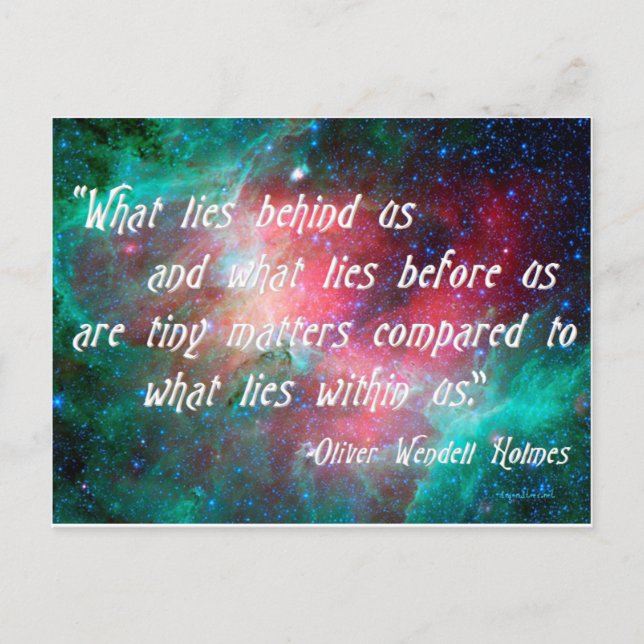 Vad ljuger inom oss? vykort (Framsida)