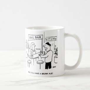 Vad man ska dricka på en Nagel-Bar Kaffemugg