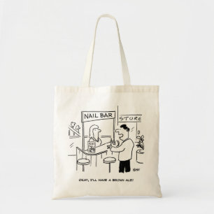 Vad man ska dricka vid Nagel-Pub. Funny Bag Tygkasse