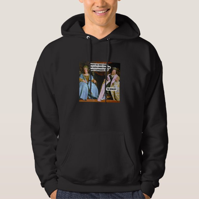 Vad märker du när någon kontaktar dig - A Hoodie (Framsida)
