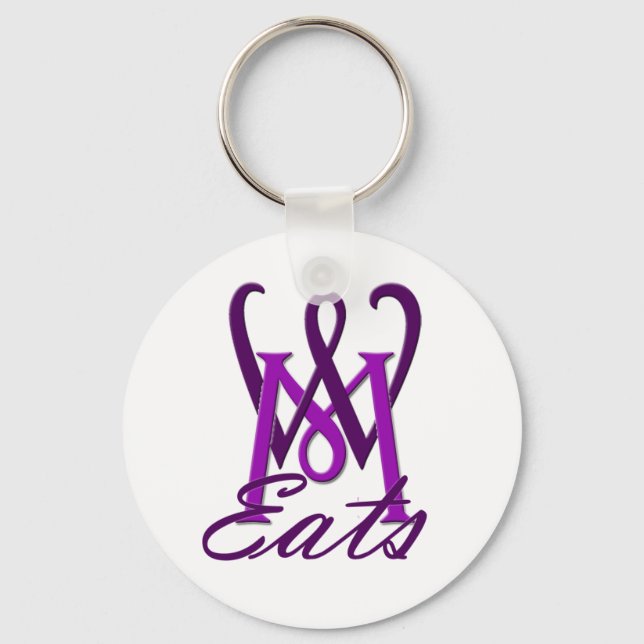 Vad Micky Eats Keychain Nyckelring (Framsida)