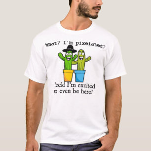 Vad? Mig pixelated förmiddag? T Shirt