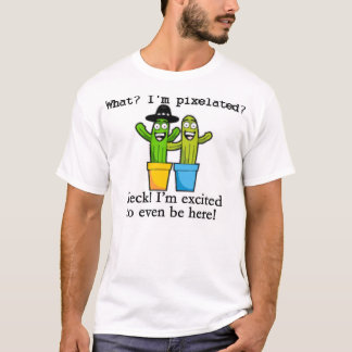 Vad? Mig pixelated förmiddag? T Shirt