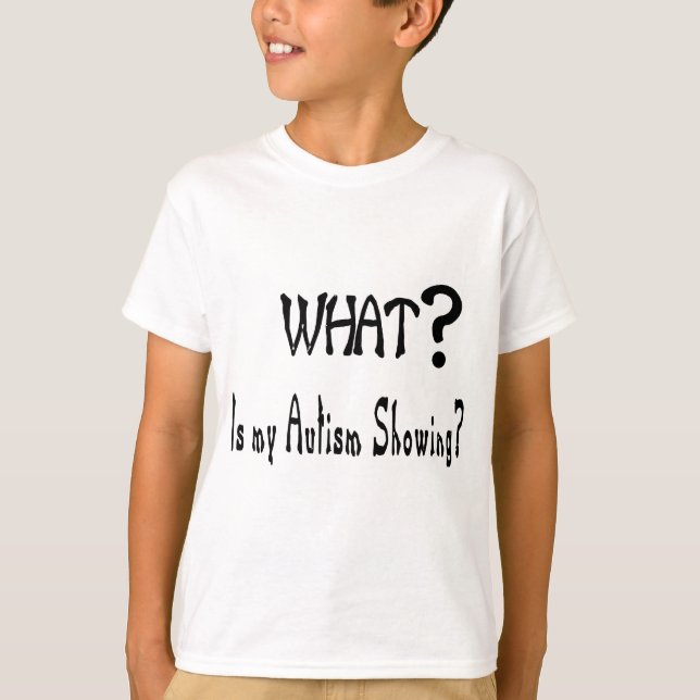 vad min Autismvisning? Tee Shirt (Framsida)
