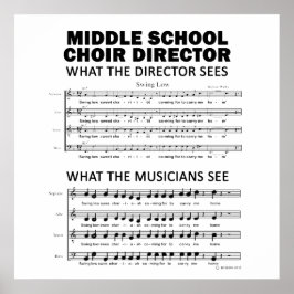 Vad Mitten School Choir Sees ser Poster