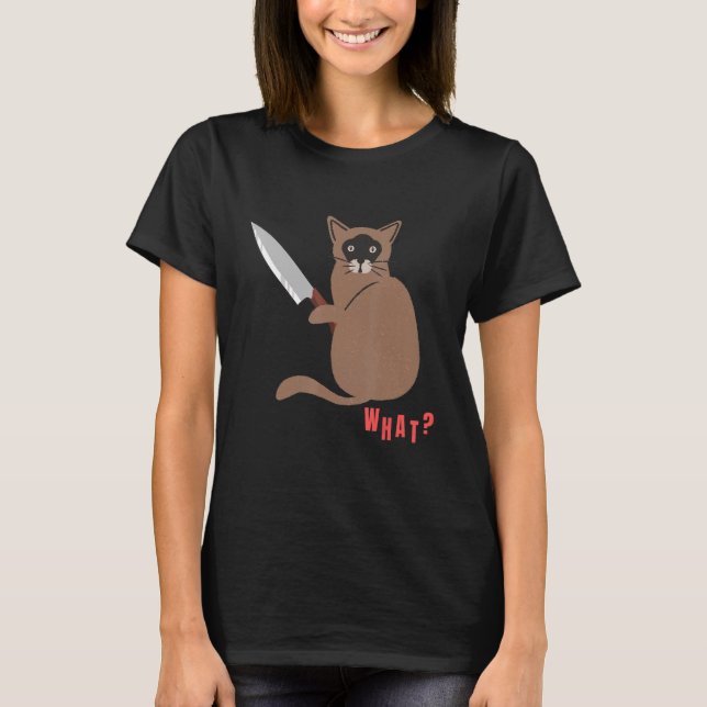 Vad mordmat för katt t shirt (Framsida)